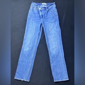 Abercrombie & Fitch Classic Straight Leg Blue Jeans Size 25